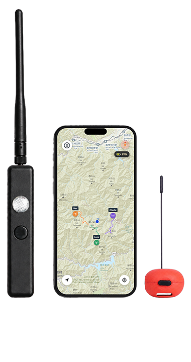 Loko GPS Tracker with phone app and accessories